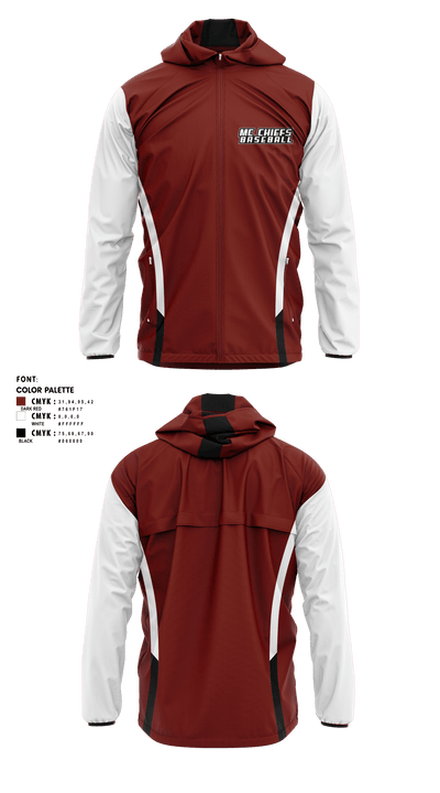 mc chiefs 86385272 Windbreaker - 1