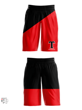 Womens Basketball Shorts, TURNER, Women's Basketball, Teamtime, Team time, sublimation, custom sports apparel, team uniforms, spirit wear, spiritwear, sports uniforms, custom shirts, team store, custom team store, fundraiser sports, apparel fundraiser