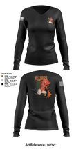 Hellraiser 5930762 Women's Long Sleeve V-neck Shirt - 3