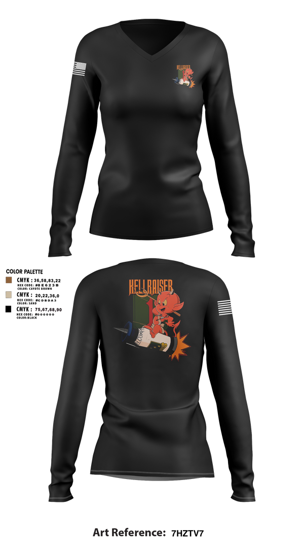 Womens Long Sleeve Vneck Shirt, , Army, Teamtime, Team time, sublimation, custom sports apparel, team uniforms, spirit wear, spiritwear, sports uniforms, custom shirts, team store, custom team store, fundraiser sports, apparel fundraiser