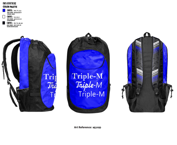 Gear Bag, Triple-M, , Teamtime, Team time, sublimation, custom sports apparel, team uniforms, spirit wear, spiritwear, sports uniforms, custom shirts, team store, custom team store, fundraiser sports, apparel fundraiser