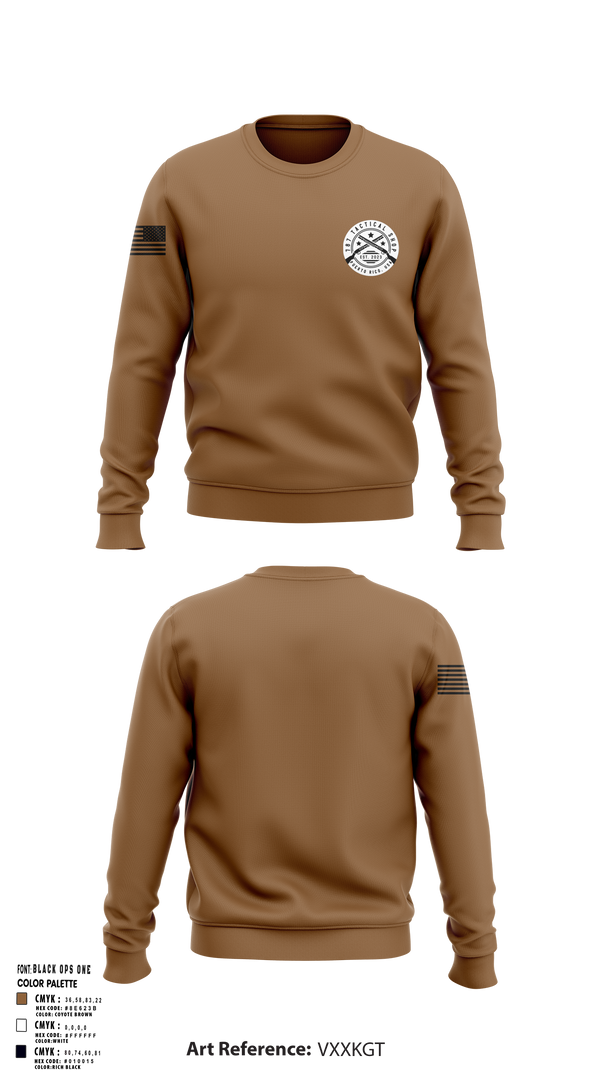 Crew Neck Sweatshirt, 787 Tactical, , Teamtime, Team time, sublimation, custom sports apparel, team uniforms, spirit wear, spiritwear, sports uniforms, custom shirts, team store, custom team store, fundraiser sports, apparel fundraiser