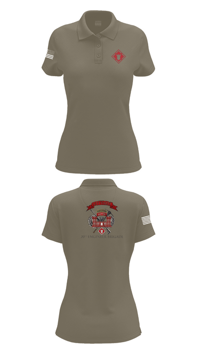 264 EN CO 72405798 Women's Short Sleeve Performance Polo  - 75