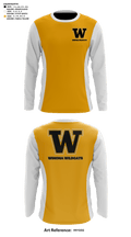 Winona Wildcats 72452864 Long Sleeve Shooting Shirt - 41