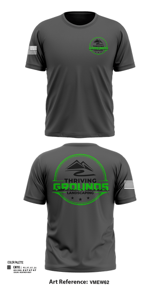 Old School Cotton Feel Shirt, Thriving Grounds Landscaping, , Teamtime, Team time, sublimation, custom sports apparel, team uniforms, spirit wear, spiritwear, sports uniforms, custom shirts, team store, custom team store, fundraiser sports, apparel fundraiser