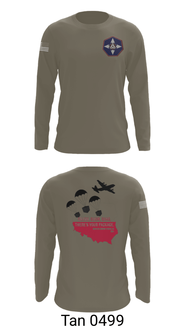 Long Sleeve Performance Shirt, 909th HR Company, Army, Teamtime, Team time, sublimation, custom sports apparel, team uniforms, spirit wear, spiritwear, sports uniforms, custom shirts, team store, custom team store, fundraiser sports, apparel fundraiser