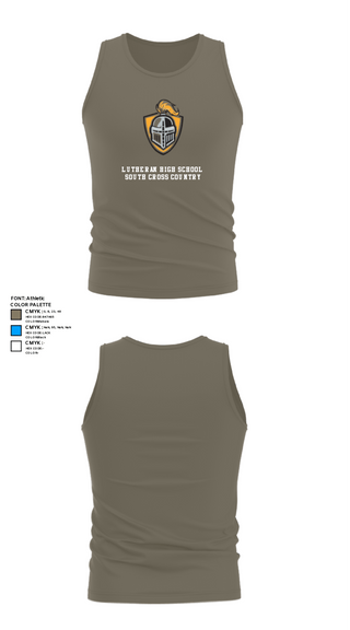 Tank Top, Lutheran High School South Cross Country, Cross Country, Teamtime, Team time, sublimation, custom sports apparel, team uniforms, spirit wear, spiritwear, sports uniforms, custom shirts, team store, custom team store, fundraiser sports, apparel fundraiser