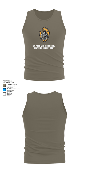 Lutheran High School South Cross Country 50596154 Tank Top - 35