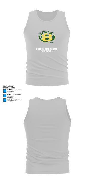 Bethel High School Volleyball 63964443 Tank Top - 13