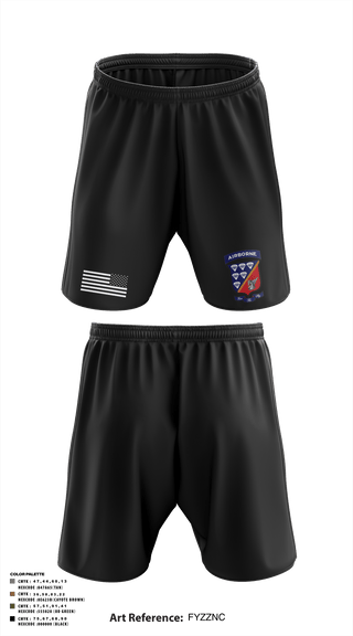 Athletic Shorts With Pockets, 647 Quartermaster Company, Army, Teamtime, Team time, sublimation, custom sports apparel, team uniforms, spirit wear, spiritwear, sports uniforms, custom shirts, team store, custom team store, fundraiser sports, apparel fundraiser