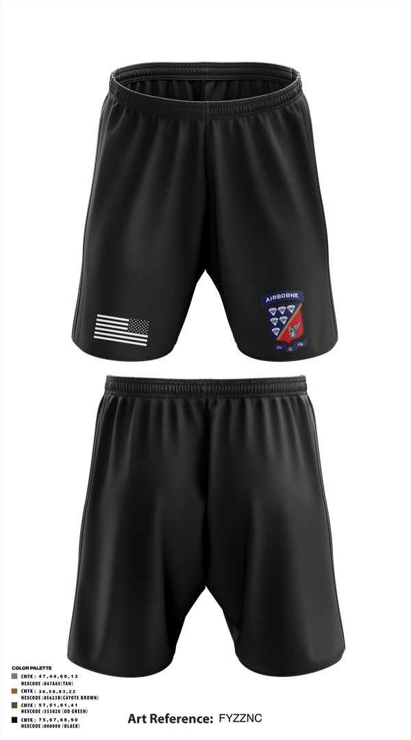 Athletic Shorts With Pockets, 647 Quartermaster Company, Army, Teamtime, Team time, sublimation, custom sports apparel, team uniforms, spirit wear, spiritwear, sports uniforms, custom shirts, team store, custom team store, fundraiser sports, apparel fundraiser