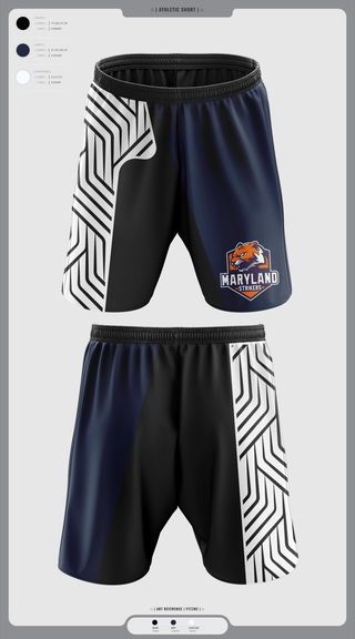 Athletic Shorts With Pockets, Maryland Strikers, Men's Volleyball, Teamtime, Team time, sublimation, custom sports apparel, team uniforms, spirit wear, spiritwear, sports uniforms, custom shirts, team store, custom team store, fundraiser sports, apparel fundraiser