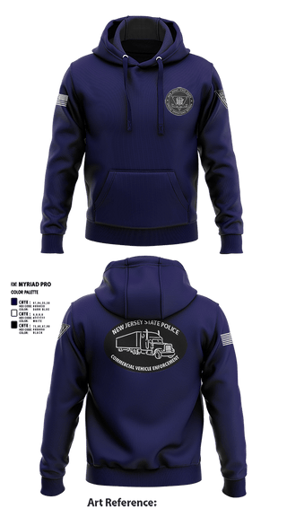 Hoodie, New Jersey State Police, Police, Teamtime, Team time, sublimation, custom sports apparel, team uniforms, spirit wear, spiritwear, sports uniforms, custom shirts, team store, custom team store, fundraiser sports, apparel fundraiser