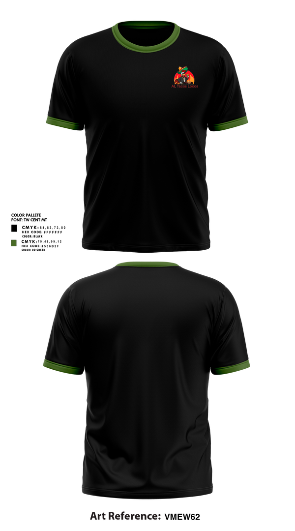 Al Tacos Locos 95023121 Short Sleeve Performance Shirt - 1