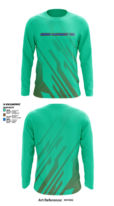 Zero latency VR 95430542 Long Sleeve Performance Shirt 1