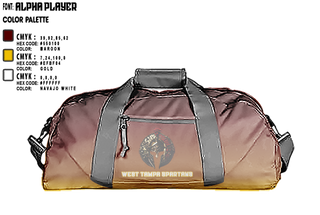 Duffle Bag, West Tampa spartans, , Teamtime, Team time, sublimation, custom sports apparel, team uniforms, spirit wear, spiritwear, sports uniforms, custom shirts, team store, custom team store, fundraiser sports, apparel fundraiser