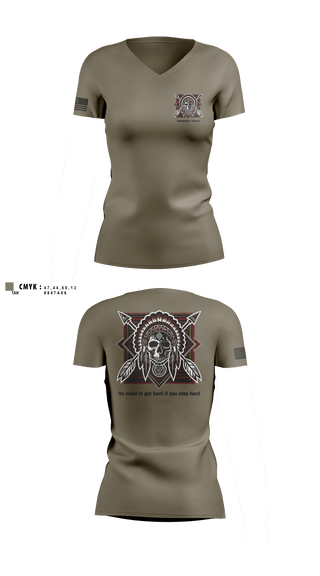 Womens Short Sleeve Vneck Shirt, Comanche Squad, Army, Teamtime, Team time, sublimation, custom sports apparel, team uniforms, spirit wear, spiritwear, sports uniforms, custom shirts, team store, custom team store, fundraiser sports, apparel fundraiser