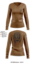undefined Women's Long Sleeve V-neck Shirt - 6