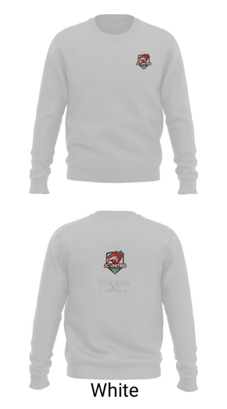Crew Neck Sweatshirt, JC United, Men's Soccer, Teamtime, Team time, sublimation, custom sports apparel, team uniforms, spirit wear, spiritwear, sports uniforms, custom shirts, team store, custom team store, fundraiser sports, apparel fundraiser