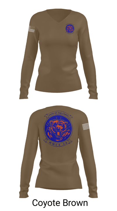 MWCS -48 31061613 Women's Long Sleeve V-neck Shirt - 17
