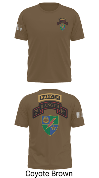 Old School Cotton Feel Shirt, 2nd Battalion 75th Ranger Regiment, , Teamtime, Team time, sublimation, custom sports apparel, team uniforms, spirit wear, spiritwear, sports uniforms, custom shirts, team store, custom team store, fundraiser sports, apparel fundraiser