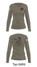 386th ECES/CEF 44039063 Women's Long Sleeve V-neck Shirt - 77