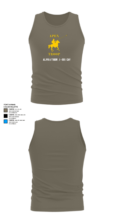 Alpha Troop, 1-221 CAV 34469039 Tank Top - 75