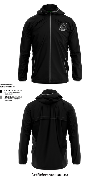 Windbreaker, El Trío Paranormal, , Teamtime, Team time, sublimation, custom sports apparel, team uniforms, spirit wear, spiritwear, sports uniforms, custom shirts, team store, custom team store, fundraiser sports, apparel fundraiser