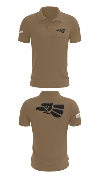 Short Sleeve Performance Polo, 578th A Co, National Guard, Teamtime, Team time, sublimation, custom sports apparel, team uniforms, spirit wear, spiritwear, sports uniforms, custom shirts, team store, custom team store, fundraiser sports, apparel fundraiser