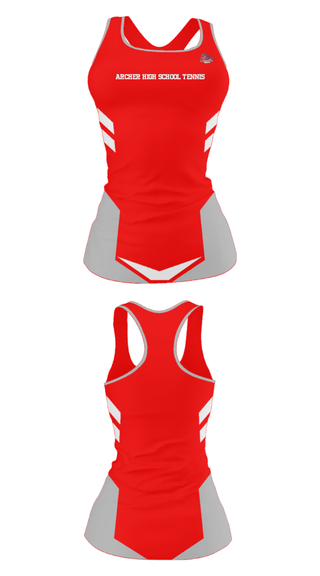 Tank Top, Archer High School Tennis, Tennis, Teamtime, Team time, sublimation, custom sports apparel, team uniforms, spirit wear, spiritwear, sports uniforms, custom shirts, team store, custom team store, fundraiser sports, apparel fundraiser