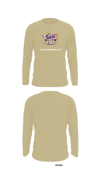 Long Sleeve Performance Shirt, Cali Elite Basketball AAU, Men's Basketball, Teamtime, Team time, sublimation, custom sports apparel, team uniforms, spirit wear, spiritwear, sports uniforms, custom shirts, team store, custom team store, fundraiser sports, apparel fundraiser