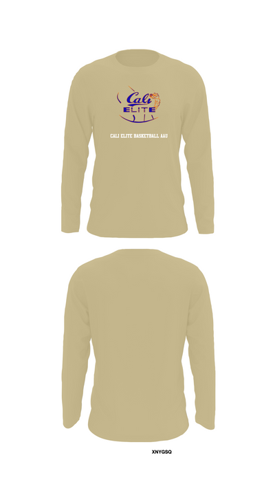 Cali Elite Basketball AAU 13539071 Long Sleeve Performance Shirt 36