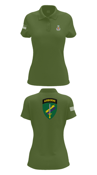 Womens Short Sleeve Performance Polo, Civil Affairs Schoolhouse, , Teamtime, Team time, sublimation, custom sports apparel, team uniforms, spirit wear, spiritwear, sports uniforms, custom shirts, team store, custom team store, fundraiser sports, apparel fundraiser