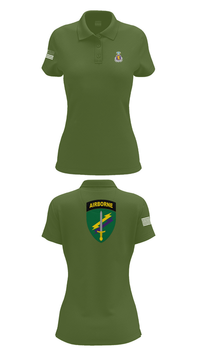 Civil Affairs Schoolhouse 5293701 Women's Short Sleeve Performance Polo  - 55