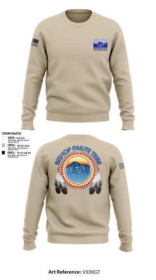 Crew Neck Sweatshirt, Bishop Paiute EMO/ Hazardous Fiels Reduction, Fire Department, Teamtime, Team time, sublimation, custom sports apparel, team uniforms, spirit wear, spiritwear, sports uniforms, custom shirts, team store, custom team store, fundraiser sports, apparel fundraiser