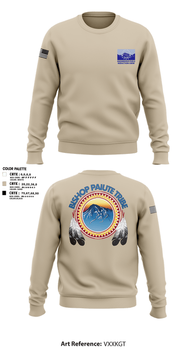 Bishop Paiute EMO/ Hazardous Fiels Reduction 49408789 Crew Neck Sweatshirt - 4