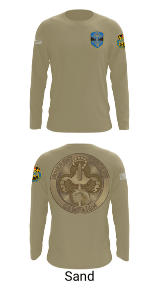 Long Sleeve Performance Shirt, 372 MOB, Army, Teamtime, Team time, sublimation, custom sports apparel, team uniforms, spirit wear, spiritwear, sports uniforms, custom shirts, team store, custom team store, fundraiser sports, apparel fundraiser