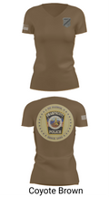 Swampscott Police 55581807 Women's Short Sleeve V-neck Shirt - 8