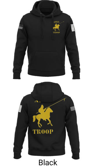 Hoodie, Alpha Troop, 1-221 CAV, National Guard, Teamtime, Team time, sublimation, custom sports apparel, team uniforms, spirit wear, spiritwear, sports uniforms, custom shirts, team store, custom team store, fundraiser sports, apparel fundraiser