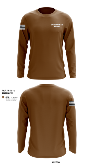 Long Sleeve Performance Shirt, Wisconsin Wing, Air Force, Teamtime, Team time, sublimation, custom sports apparel, team uniforms, spirit wear, spiritwear, sports uniforms, custom shirts, team store, custom team store, fundraiser sports, apparel fundraiser