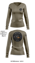 Kontrolled Kaos 22846170 Women's Long Sleeve V-neck Shirt - 1