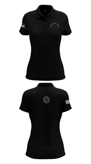 Womens Short Sleeve Performance Polo, Crooked Wing Fowl Co., , Teamtime, Team time, sublimation, custom sports apparel, team uniforms, spirit wear, spiritwear, sports uniforms, custom shirts, team store, custom team store, fundraiser sports, apparel fundraiser