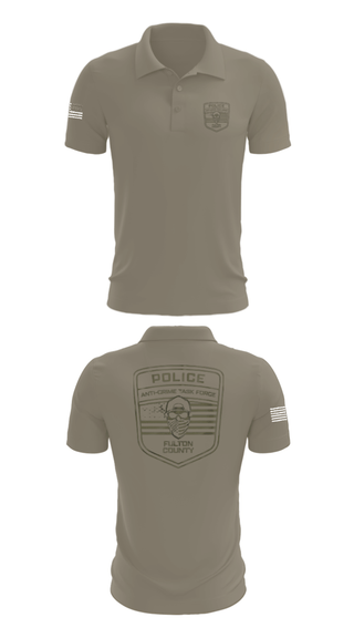 Short Sleeve Performance Polo, Fulton County Anti-Crime Task Force, , Teamtime, Team time, sublimation, custom sports apparel, team uniforms, spirit wear, spiritwear, sports uniforms, custom shirts, team store, custom team store, fundraiser sports, apparel fundraiser