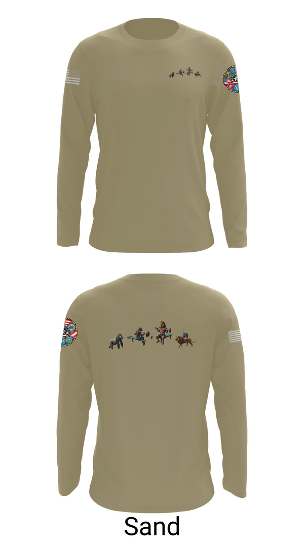 Long Sleeve Performance Shirt, One GYm, Marines, Teamtime, Team time, sublimation, custom sports apparel, team uniforms, spirit wear, spiritwear, sports uniforms, custom shirts, team store, custom team store, fundraiser sports, apparel fundraiser