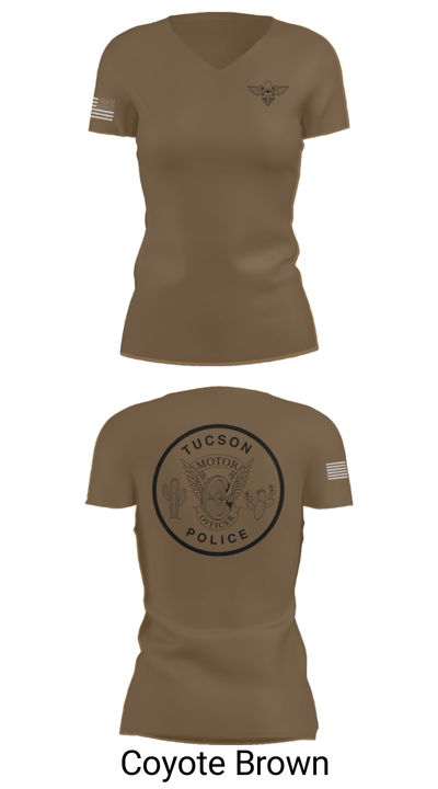 TPD MOTOR UNIT 67112743 Women's Short Sleeve V-neck Shirt - 8