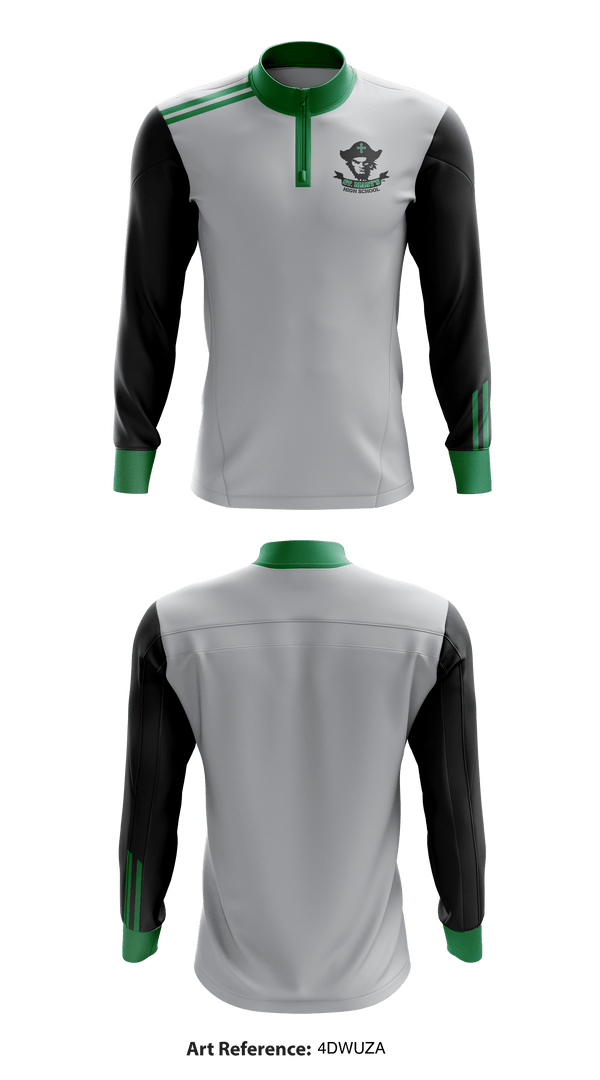 Quarter Zip Jacket, Saint Mary's High School Basketball, Women's Basketball, Teamtime, Team time, sublimation, custom sports apparel, team uniforms, spirit wear, spiritwear, sports uniforms, custom shirts, team store, custom team store, fundraiser sports, apparel fundraiser