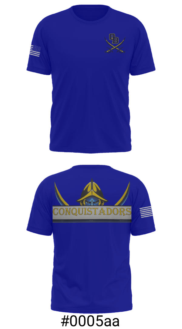Short Sleeve Performance Shirt, Conquistadors, Softball, Teamtime, Team time, sublimation, custom sports apparel, team uniforms, spirit wear, spiritwear, sports uniforms, custom shirts, team store, custom team store, fundraiser sports, apparel fundraiser