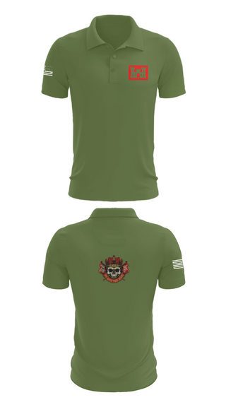 Short Sleeve Performance Polo, Overlords, Army, Teamtime, Team time, sublimation, custom sports apparel, team uniforms, spirit wear, spiritwear, sports uniforms, custom shirts, team store, custom team store, fundraiser sports, apparel fundraiser