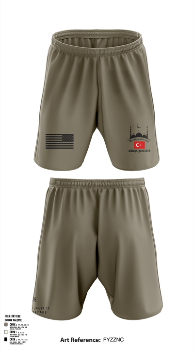 C co 3-227 AHB 18591902 Athletic Shorts With Pockets - 1