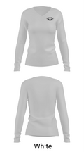 La Center Middle School Volleyball 28630738 Women's Long Sleeve V-neck Shirt - 16